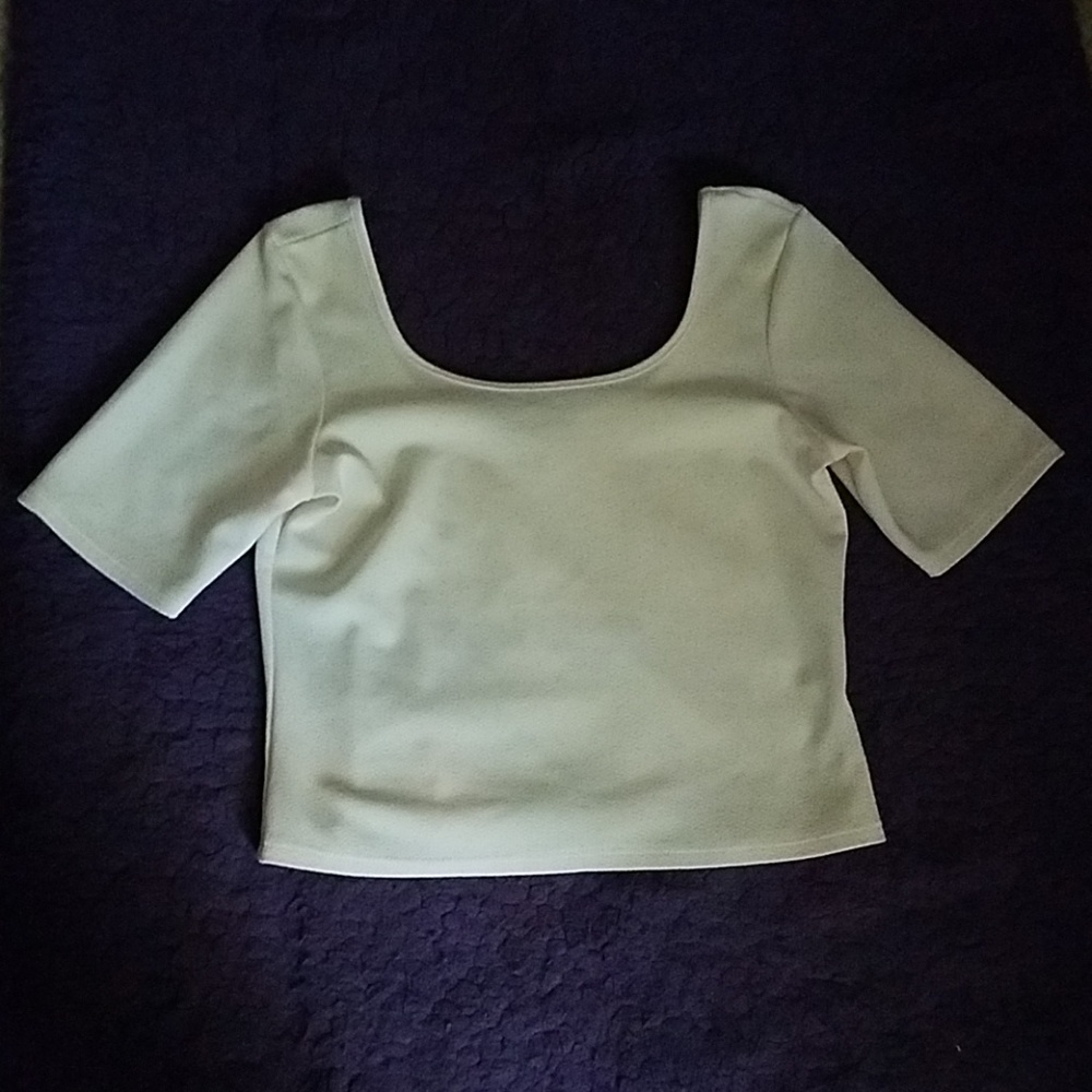 Plain white blouse